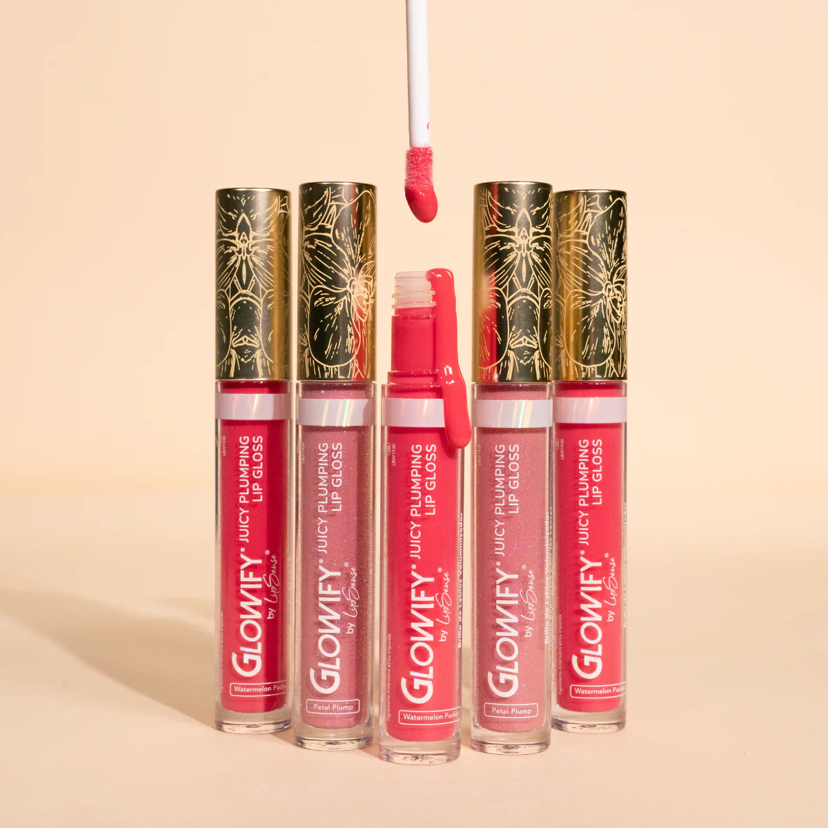 Glowify Juicy Plumping Pink Pucker Lip Gloss Duo - Image 4