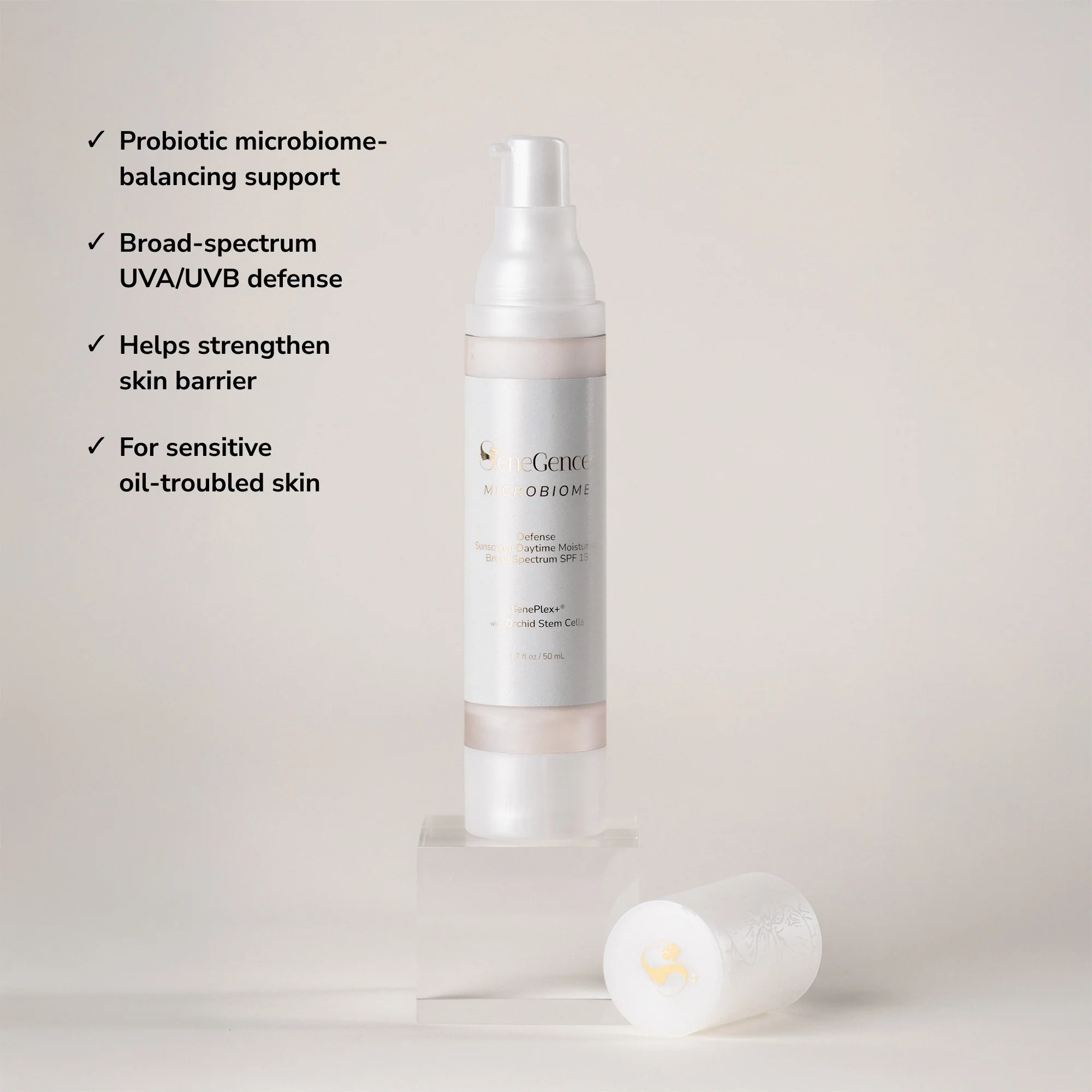 Microbiome Defense Daytime Moisturizer SPF 15 - Image 3