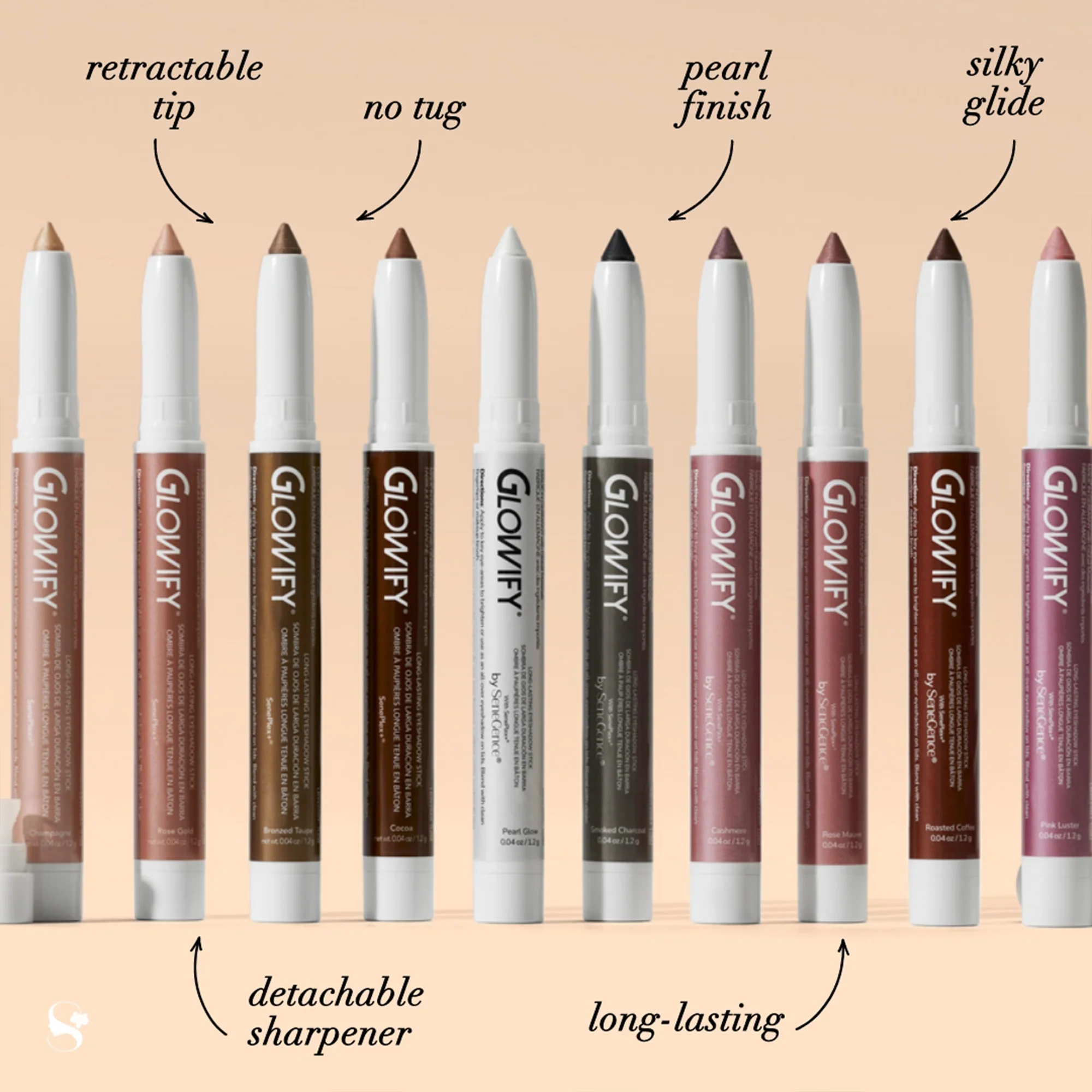Pink Mocha Glowify Eyeshadow Stick Duo - Image 5